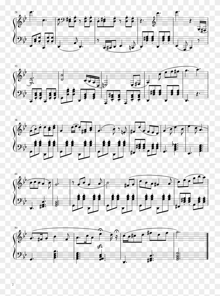 Don't Starve Together Sheet Music Composed By Vince - All Of Me Improvisation Piano Clipart