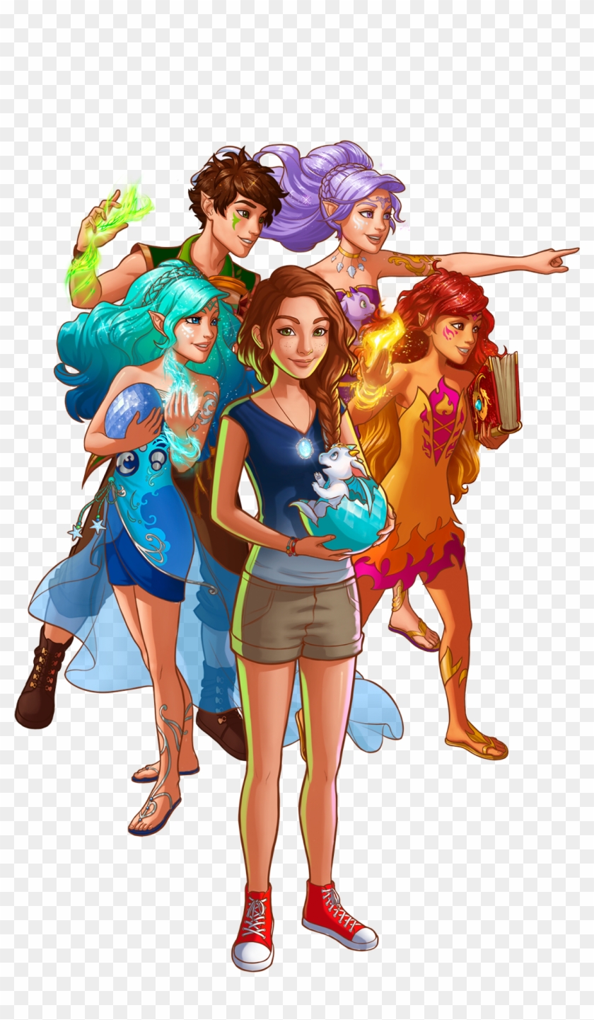 Elf Transparent Friend - Lego Elves Characters Drawing Clipart