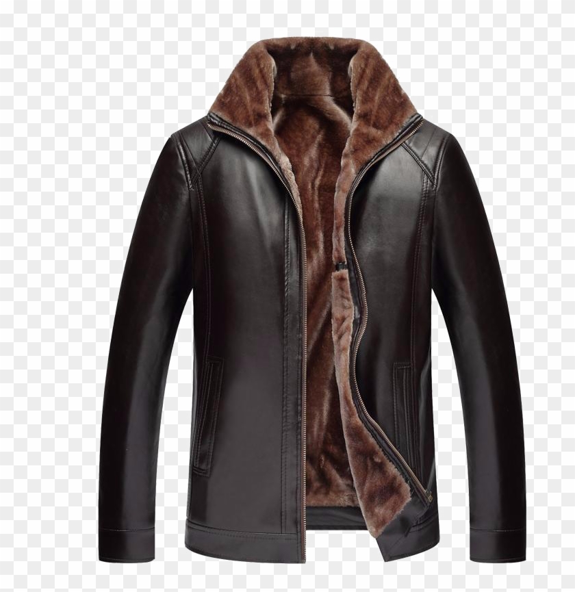 Leather Winter Coat Png Image With Transparent Background - Jacket Clipart