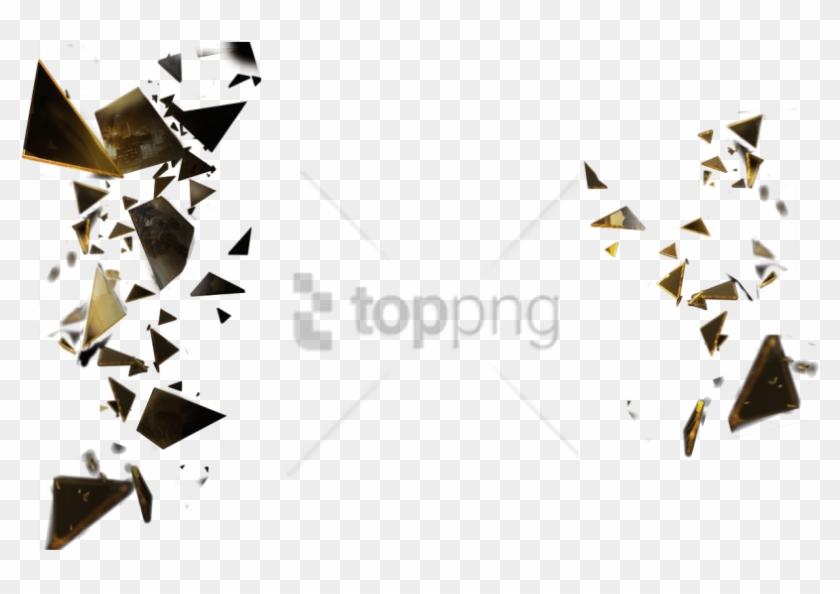 Free Png Broken Glass Transparent Png Images Transparent - Deus Ex Triangle Tattoo Clipart