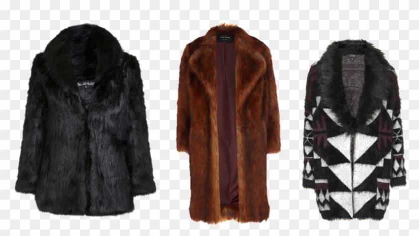 Leather Winter Coat Download Transparent Png Image - River Island Copper Fur Coat Clipart #4059979