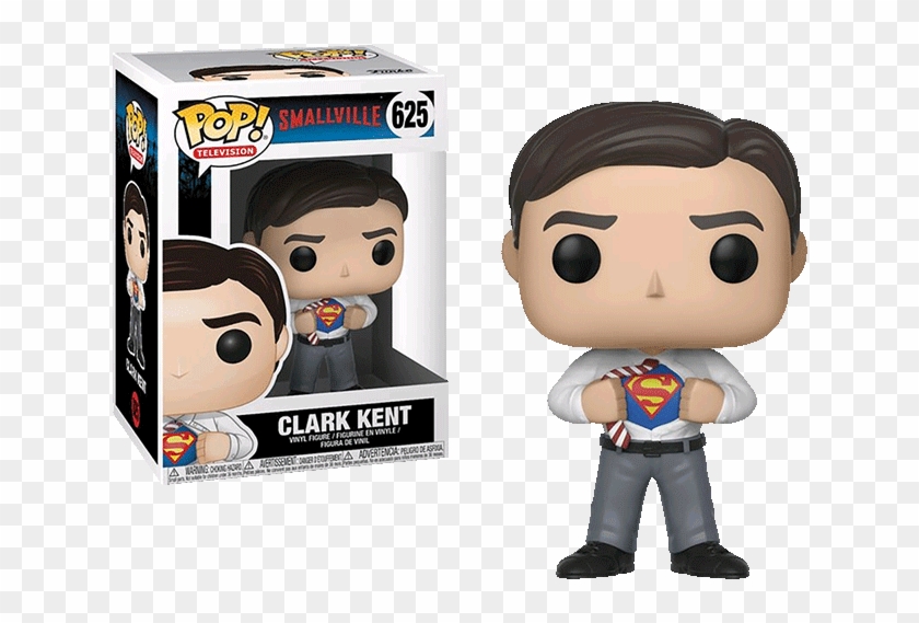 Clark Kent Pop - Clark Kent Funko Pop Smallville Clipart #4060179