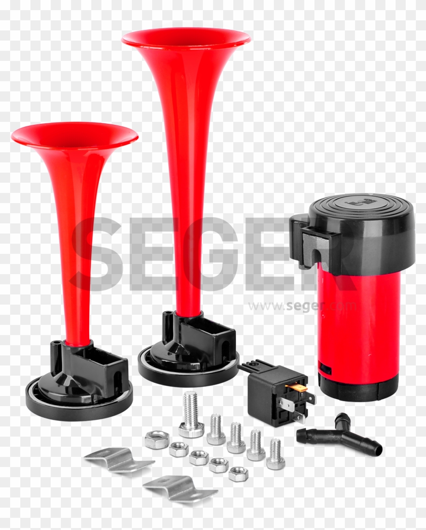 80kh/82kh Compressor Air Horn W/two Trumpets - Joystick Clipart #4060440