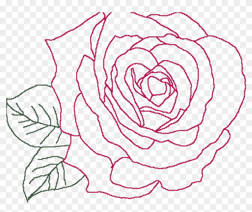Pixilart Rose Wip By Pusheenicorn - Floribunda Clipart #4060618