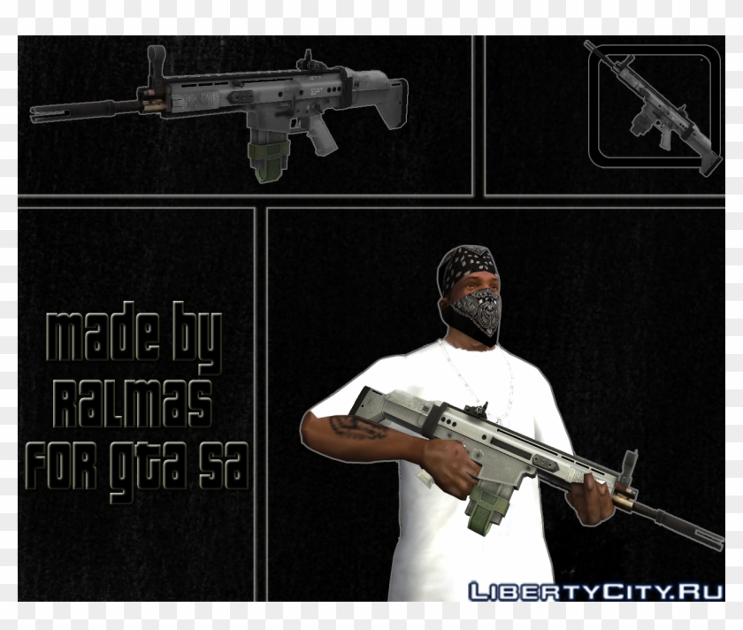 Assault Rifle Clipart #4060678