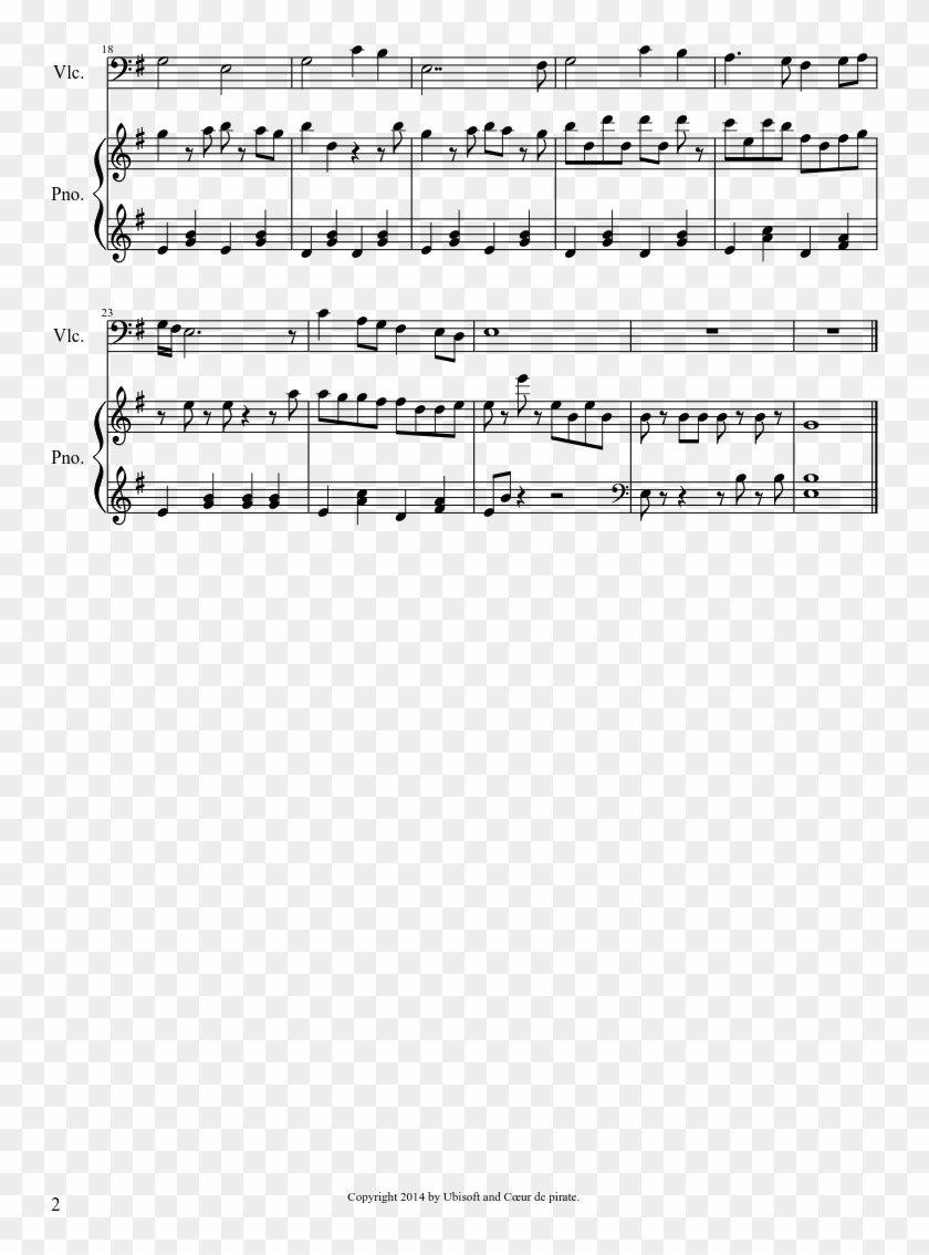 Child Of Light- Final Breath Sheet Music Composed By - Child Of Light Final Breath Sheet Music Clipart