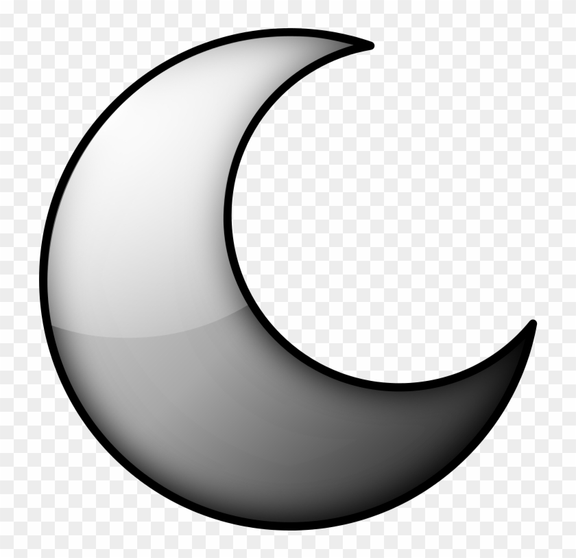 File - Luneta - Svg - Media Luna Blanca Png Clipart