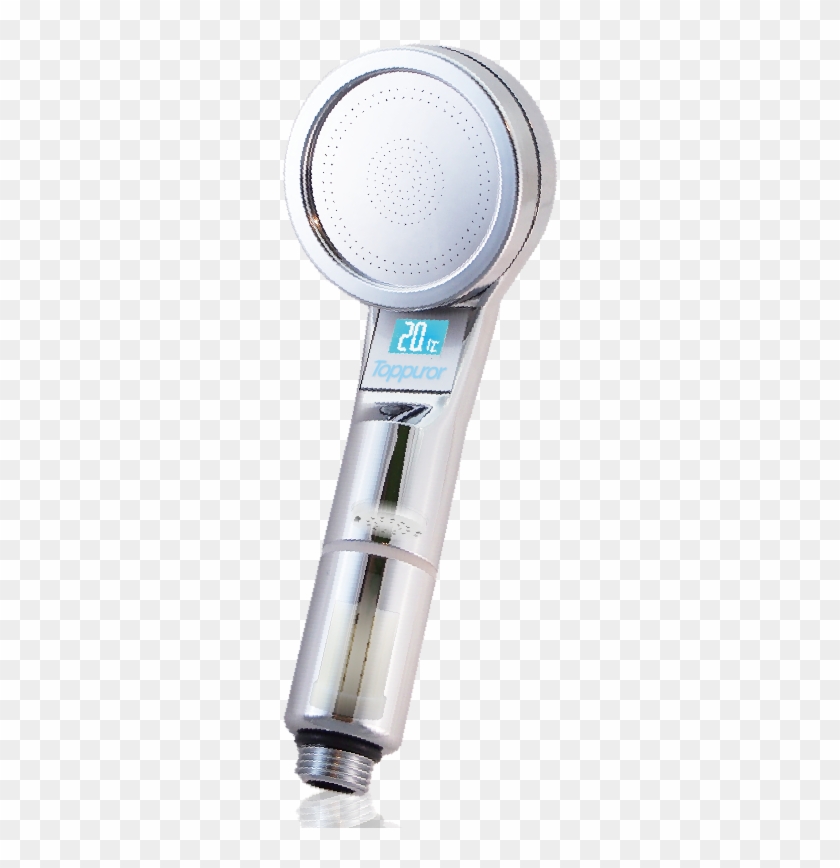 Temperature Display Declorine/vitamin Shower - Makeup Mirror Clipart #4061197