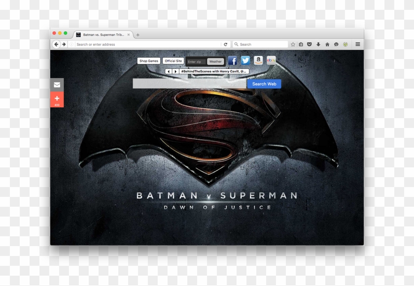 Batman V Superman New Tabby Brand Thunder, Llc - Batman I Superman Clipart #4061199