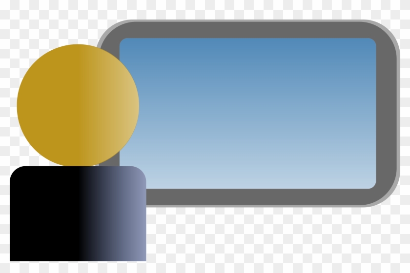 Computer User - Clip Art - Png Download