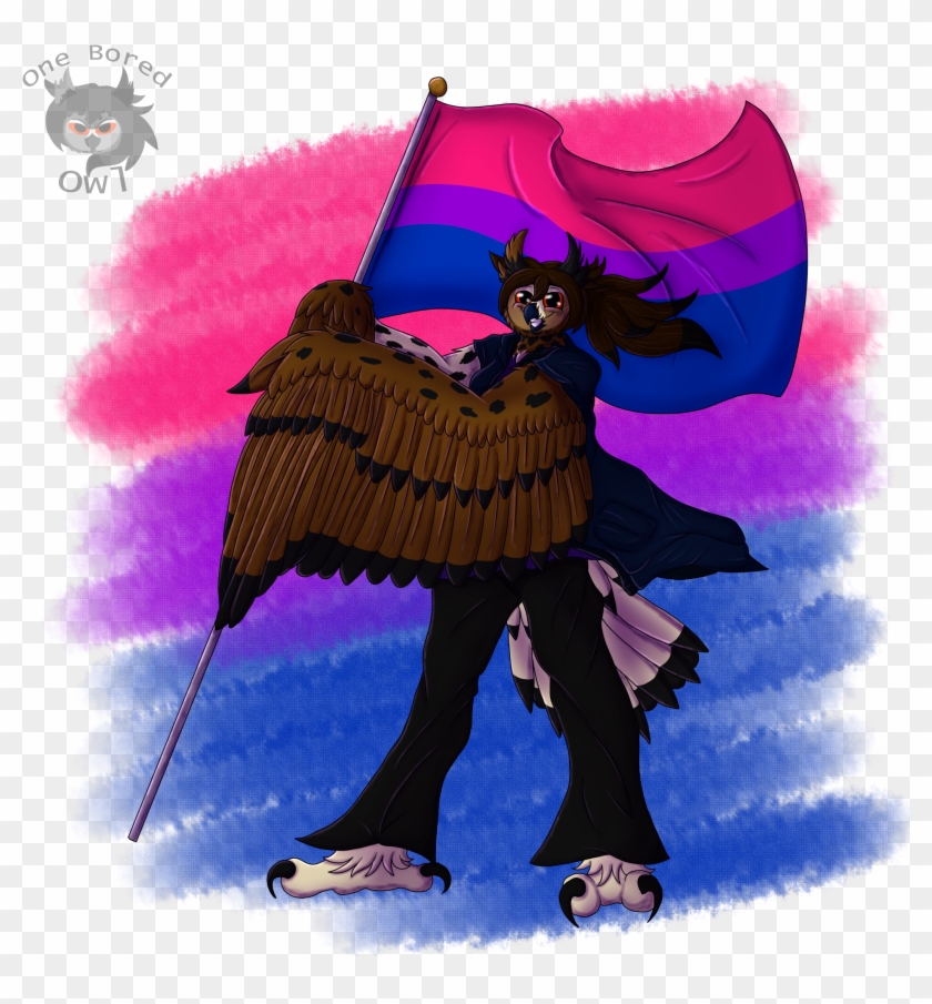 Bisexual Owl Pride Clipart