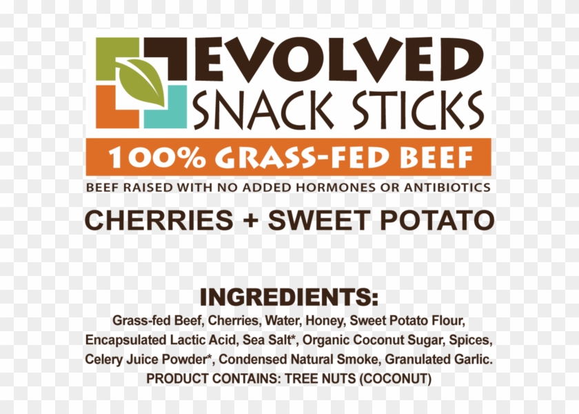Grass-fed Beef Snack Stick W / Cherries & Sweet Potato - Chico Bento Clipart #4062156