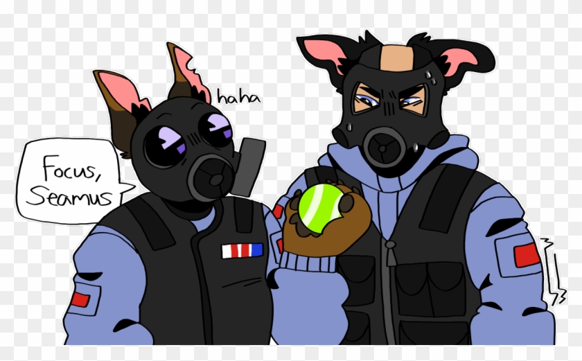 Rainbow Six - Furry - Companion Dog Clipart #4062186