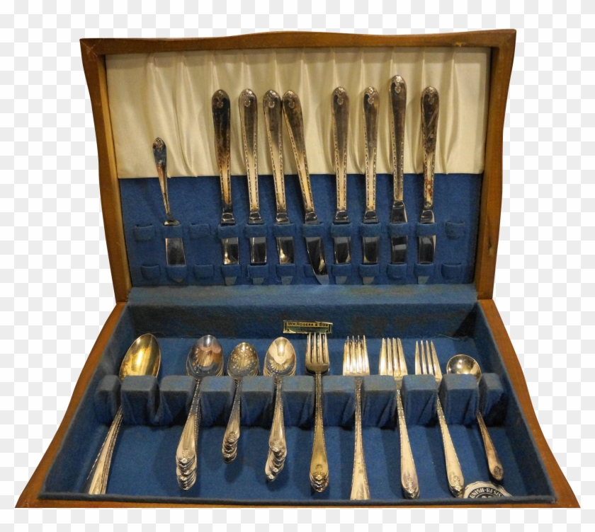 International Silver Exquisite Silverplate Flatware - Spoon Clipart #4062219