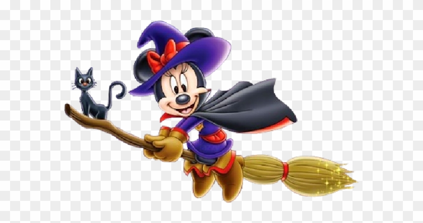Minnie Disney Images Are On A Transparent Ⓒ - Halloween Good Night Gif Clipart #4062252