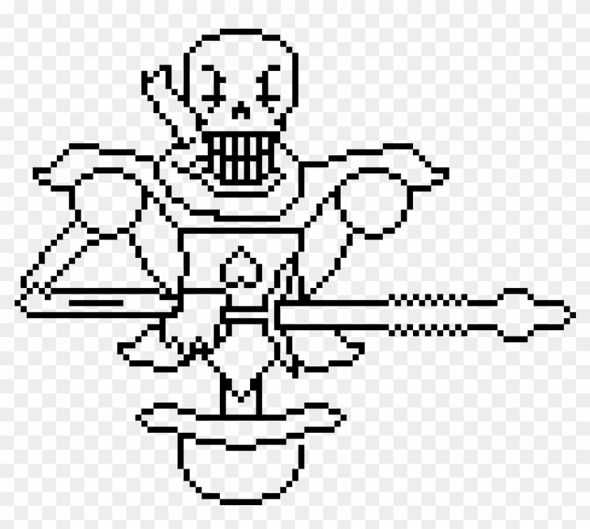 Papyrus Au Unfinished - Line Art Clipart