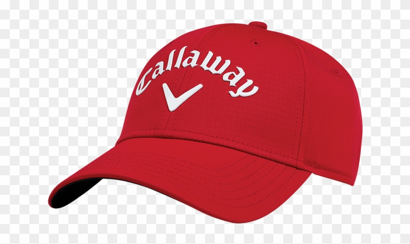 Headwear, Hat, Callaway Liquid Metal Golf Hat, Red/white - Callaway Golf Clipart