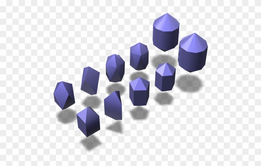 Crystal Rpg Dice Set Models - Graphic Design Clipart #4063172