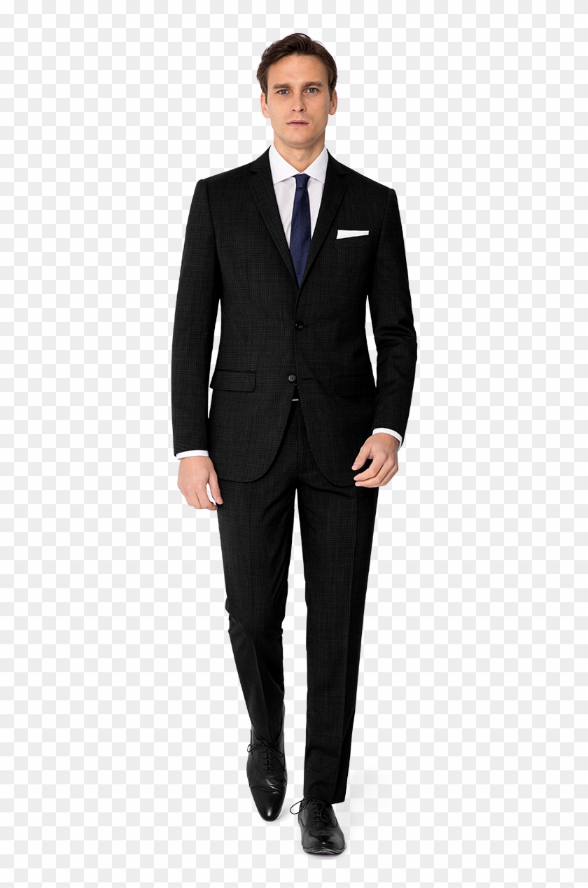 Men's Black Suit - Raincoat Tm Lewin Clipart