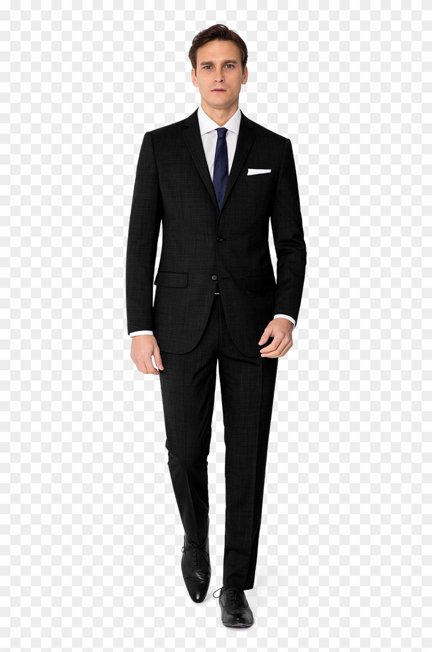Men's Black Suit - Raincoat Tm Lewin Clipart #4063256