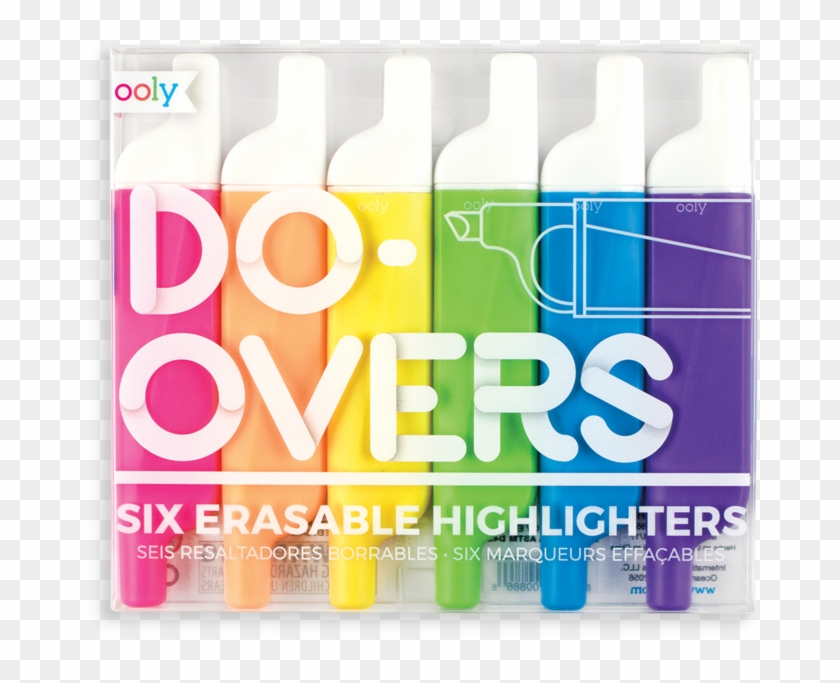Ooly Do-over Erasable Highlighters - Do Overs Erasable Highlighters Clipart #4063642