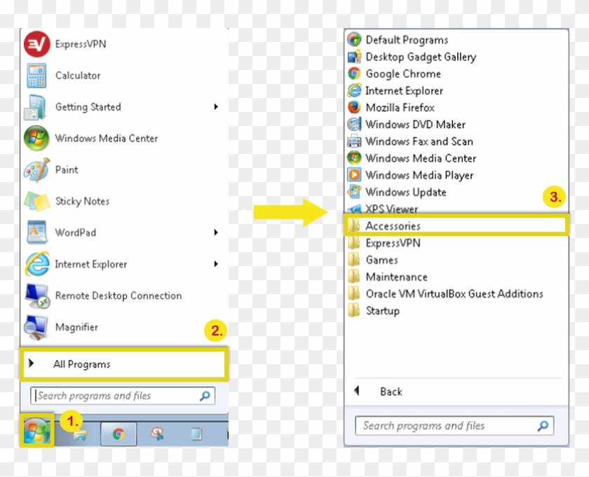 For Windows Vista Or Higher, Right-click On Command - Windows 7 Start Menu Clipart