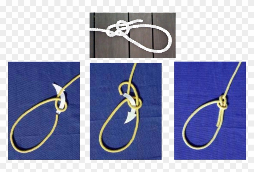 Trata-se De Um Nó Que Garante Uma Alça Segura, Substituindo - Silver Clipart