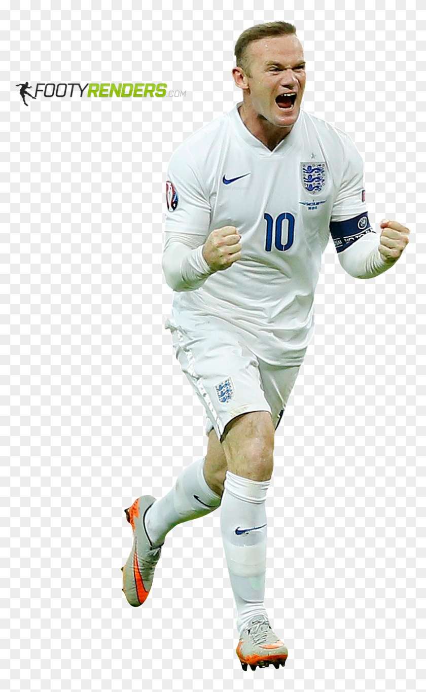 Wayne Rooney Render - Wayne Rooney England Png Clipart #4064326