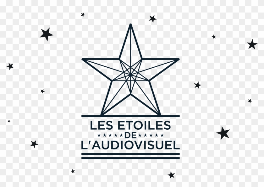 Etoile Etoile - Black Star Background Clipart