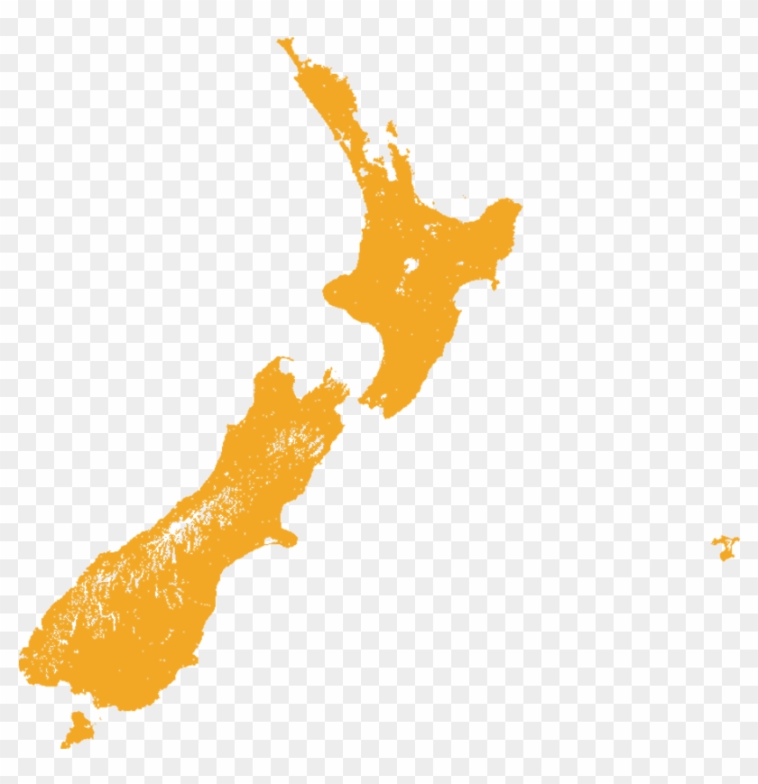 Little Spotted Kiwi - Map Of New Zealand Clipart #4064983