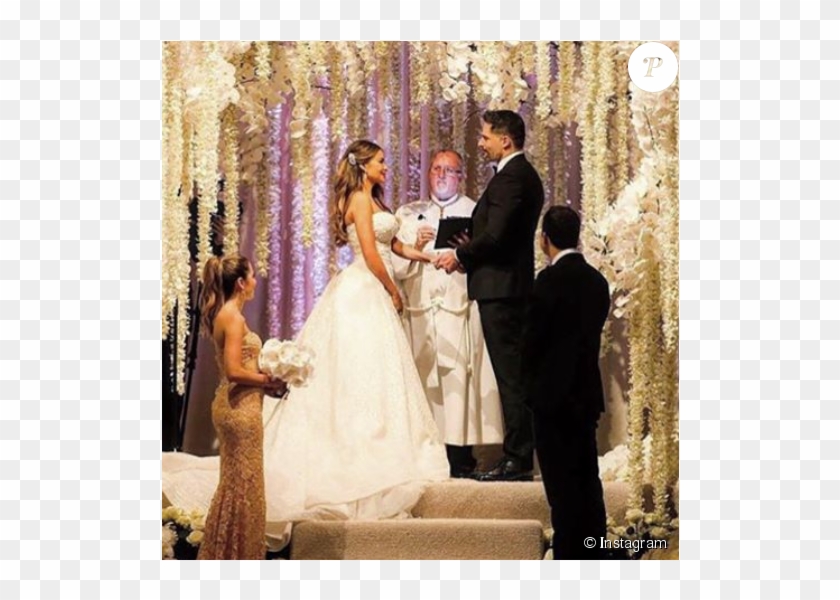 Sofia Vergara Et Joe Manganiello Se Sont Mariés À Palm - Sofia Vergara Husband Wedding Clipart