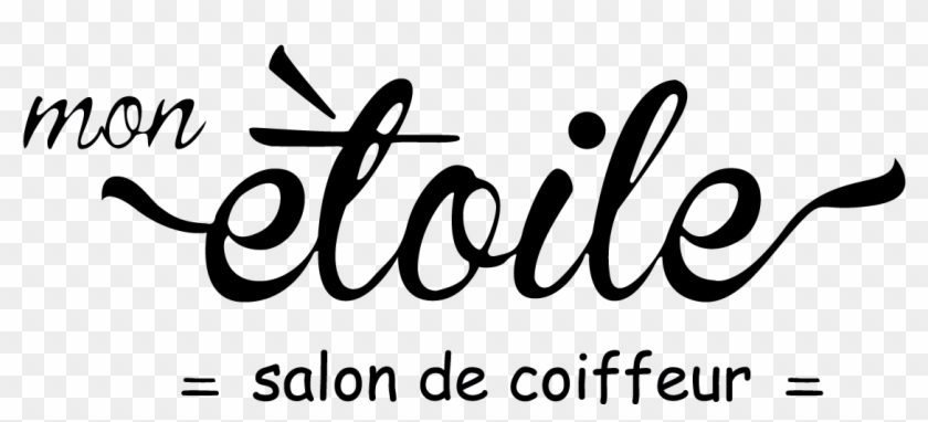 Mon-etoile - - Calligraphy Clipart #4065309