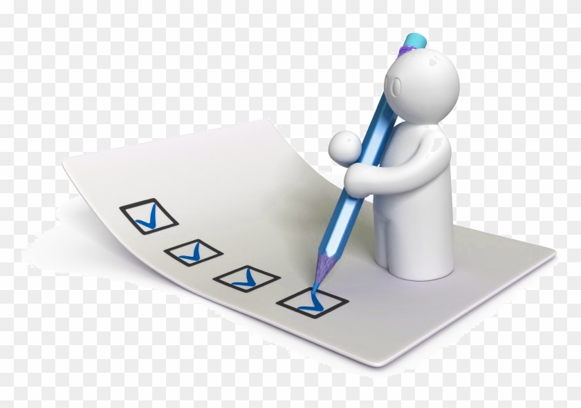 Next - Filling In A Survey Clipart