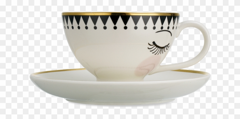Miss Etoile Open Eyes Transparent Background - Tea Cup Side Png Clipart