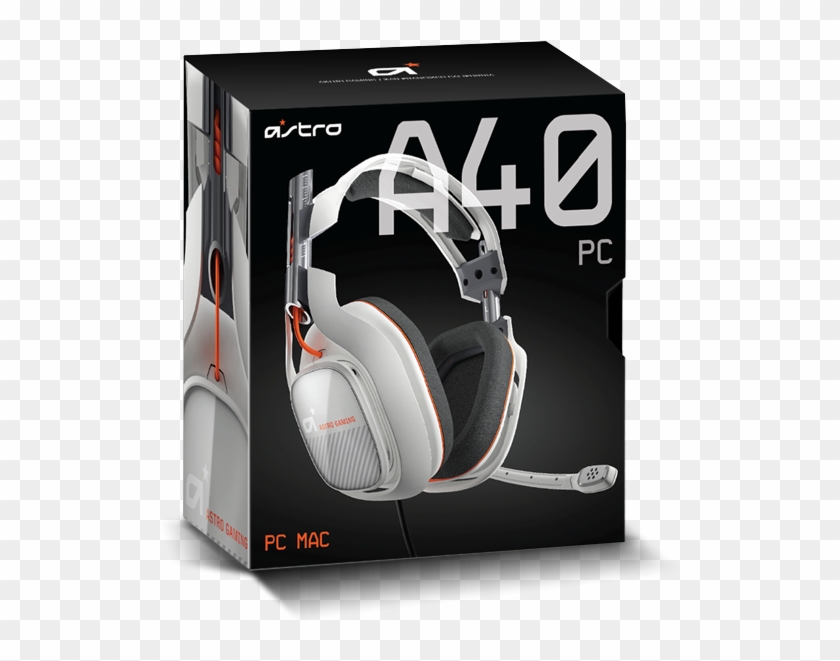 Astro A40 Gaming Headset Gen 2 In Light Grey - Headphones Clipart #4065595
