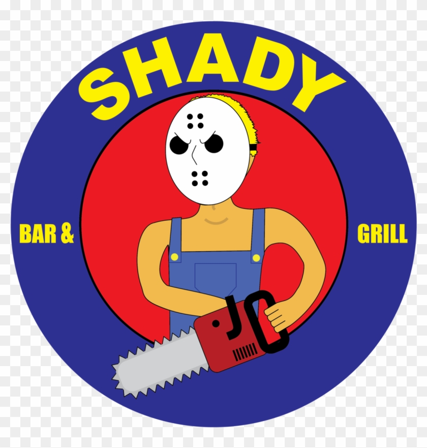 Shady Bar&grill Logo - Circle Clipart #4065673
