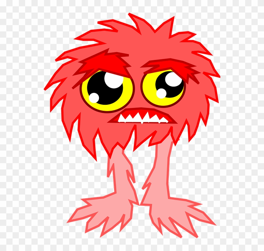 Alien Monster Zombie Creature Horror Fantasy Red - Monster 5 Clipart Png Transparent Png