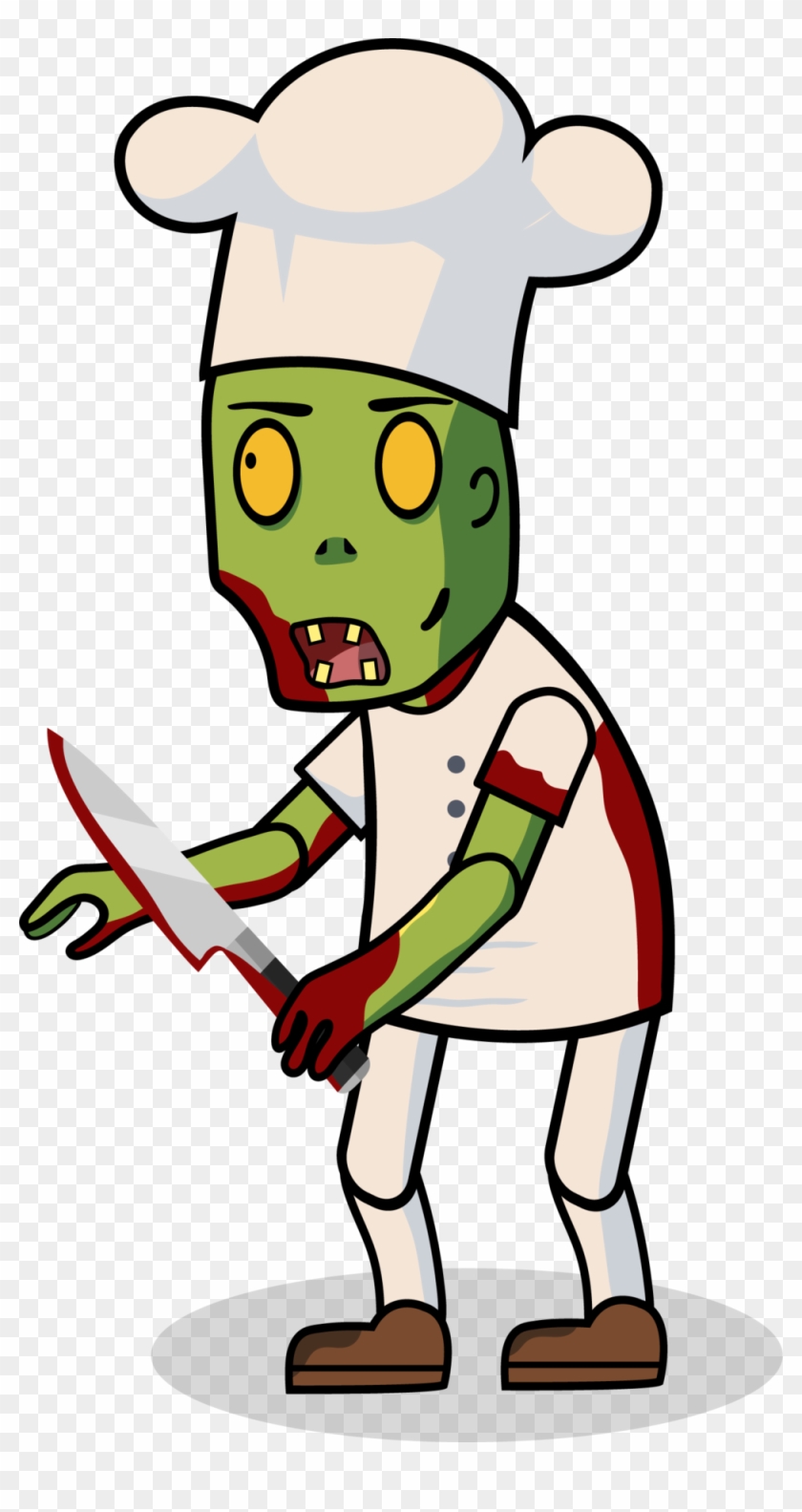 Graveyard Clipart Zombie - Cartoon - Png Download #4066289