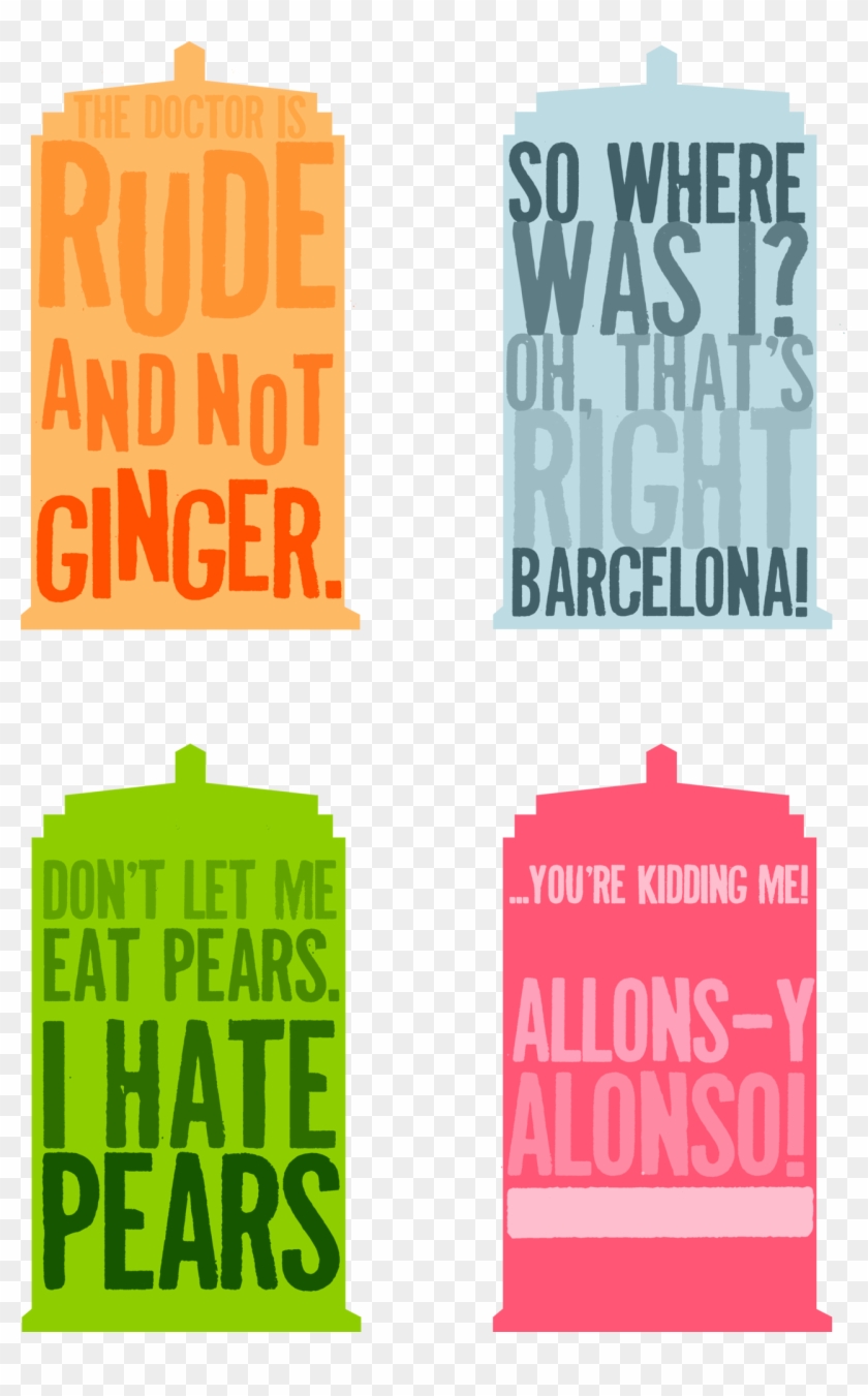 Tenth Doctor - Ginger Doctor Who Quotes Clipart