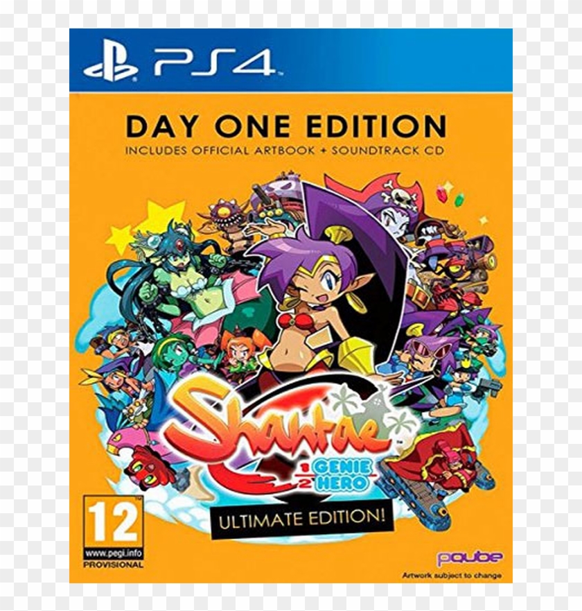 Half Genie Hero Ult - Shantae Half Genie Hero Ultimate Day One Edition Clipart #4066576