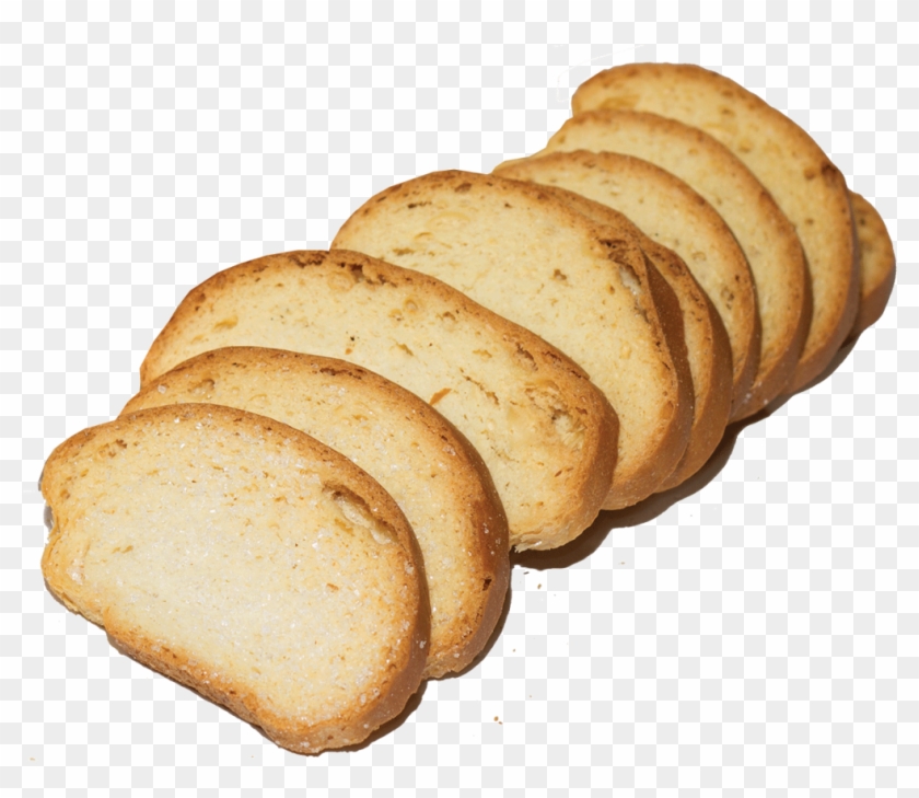 Rusk Free Download Png - Garlic Bread Slice Png Clipart
