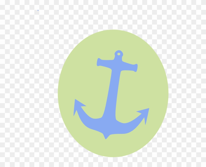 This Free Clip Arts Design Of Anchor Green Circle Png - Cross Transparent Png #4067377