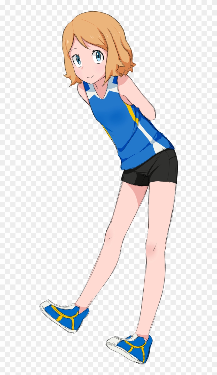 Png - Pokemon Serena Wears Ash's Clothes Clipart