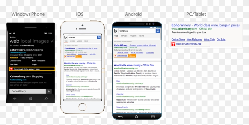 App Extensions - Bing Ads App Extension Clipart #4067796
