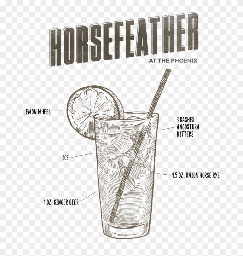 Horsefeather At The Phoenix - Cocktail Clipart #4068083