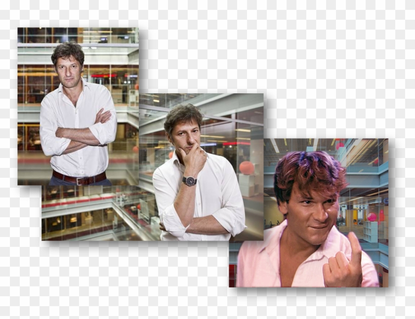 Overall, The Look Is Eighties Heart-throb, A Sort Of - Patrick Swayze Jeune Clipart