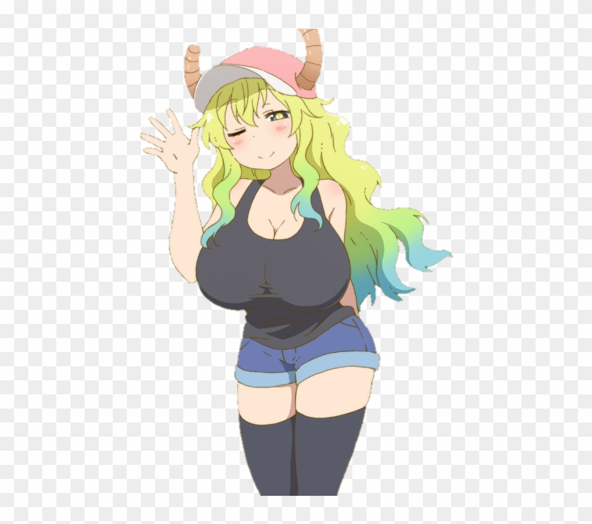 #lucoa #kobayashi-san Chi No Maid Dragon - Dragon Maid Lucoa Png Clipart #4068187