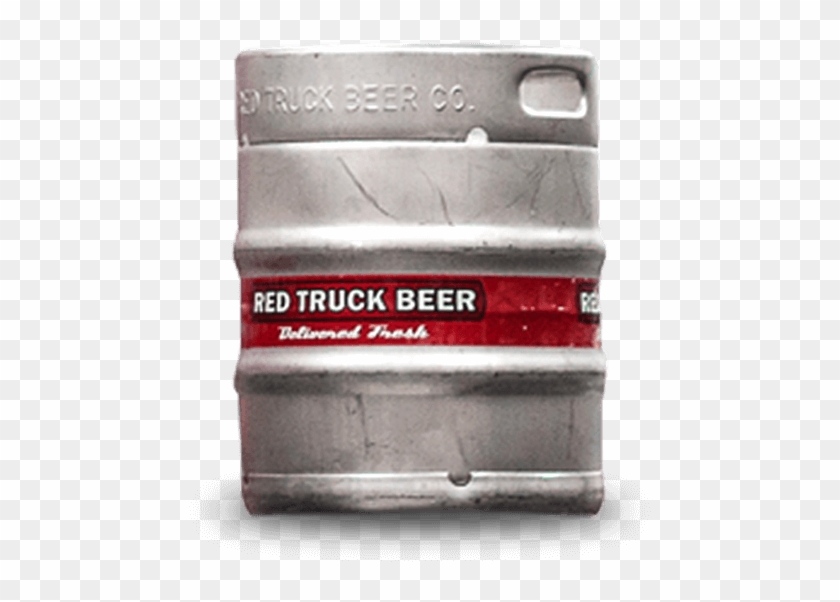 Red Truck Beer Keg - Leather Clipart