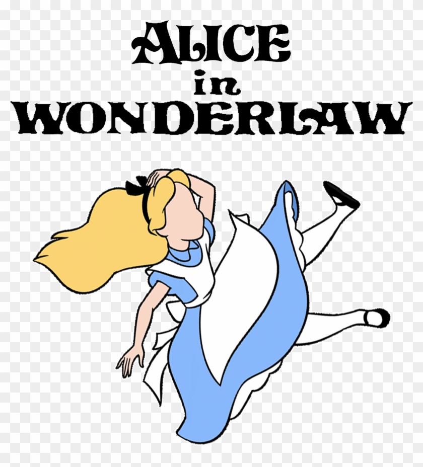 Alicefallinglogo3 - Alice In Wonderland Book Clipart