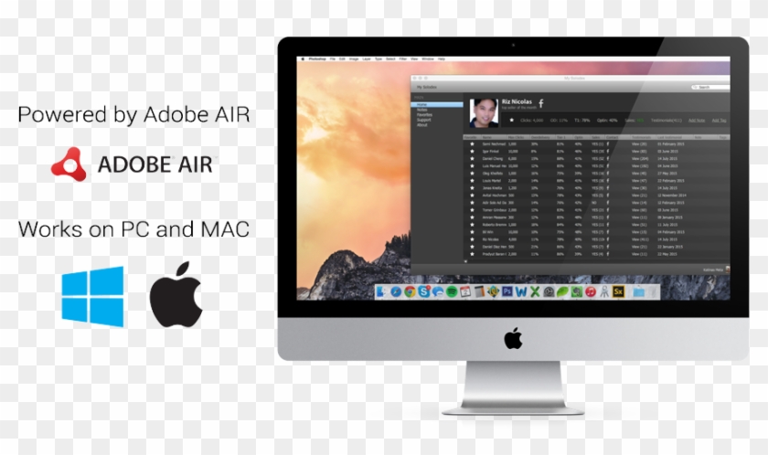 Most Advanced Solo Ad Vendor Rolodex Application - Apple Imac 2016 Png Clipart #4068471